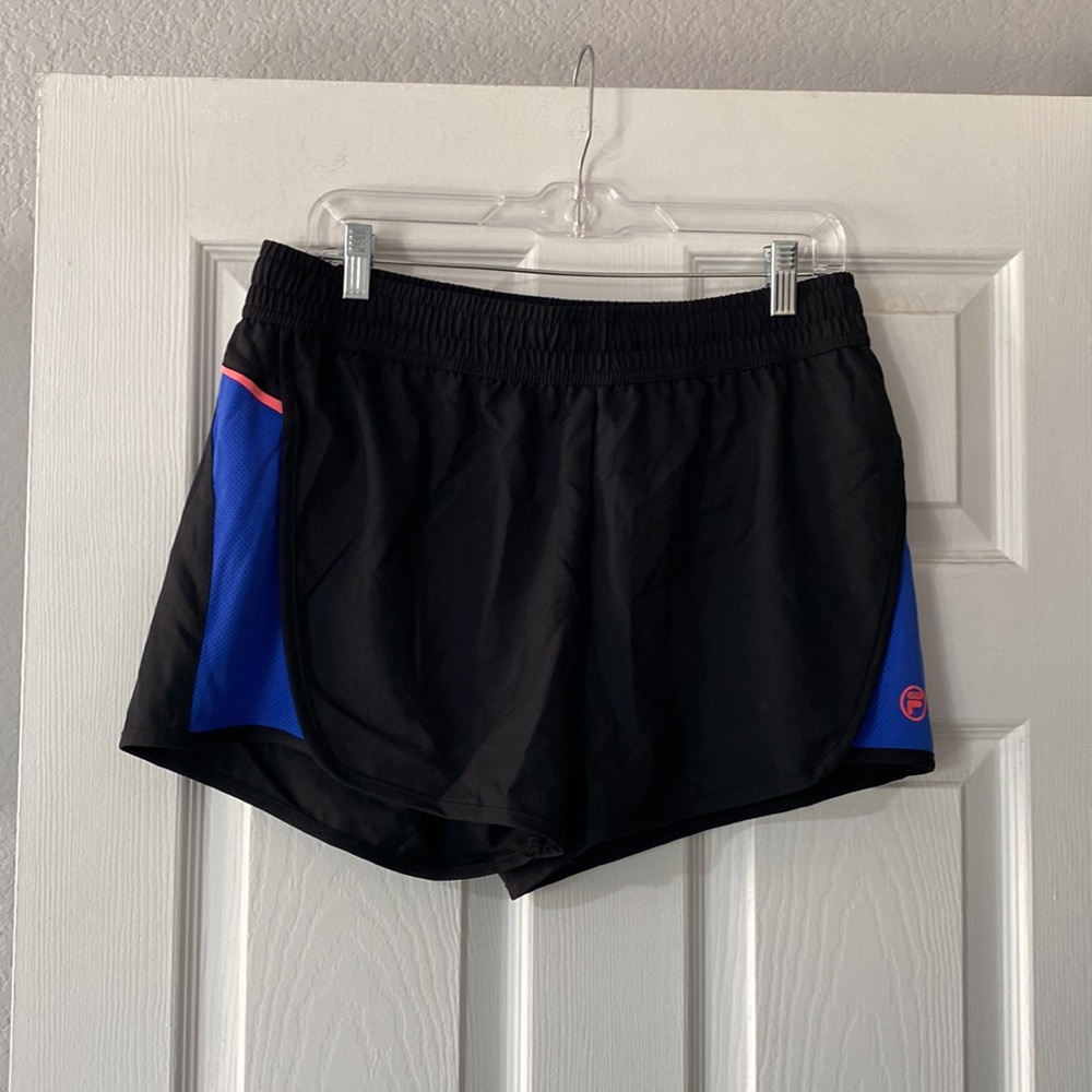 fila black athletic shorts
